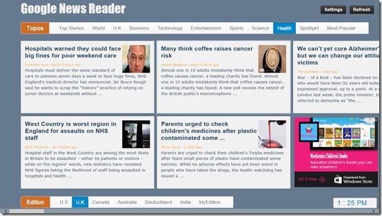 Google News - Reader- News