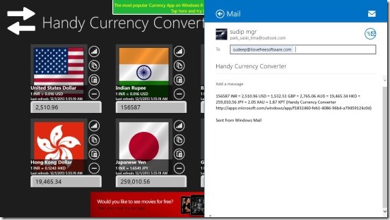 Handy Currency Converter - share