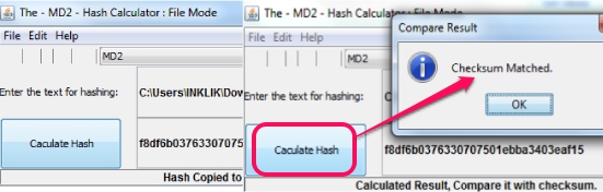 Hash Calculator- calculate md5 hash