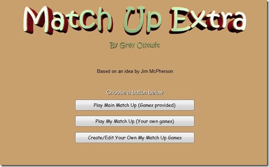 Match Up Extra-learning games for kids-interface