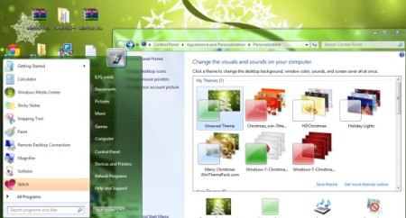 Merry Christmas Windows Theme-free Christmas theme for Windows 7-theme