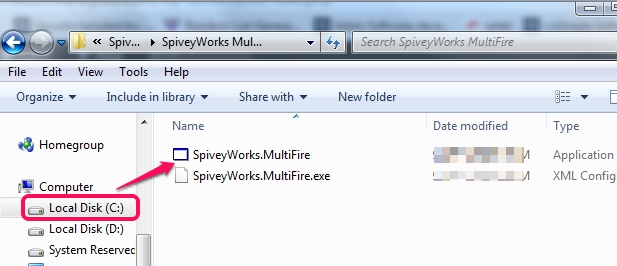 MultiFire- execute application file once
