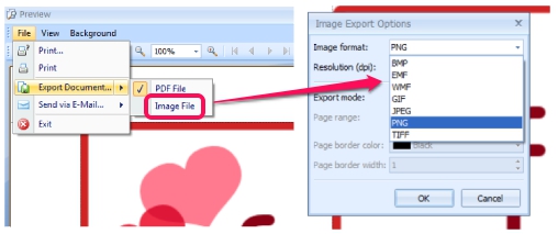 Nifty Author- convert an image while previewing it