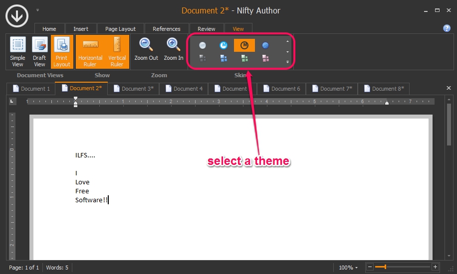 Nifty Author- multiple themes available
