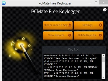 PCMate Free System Care- Keylogger