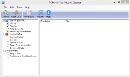 PCMate Free System Care- web browzer clean up