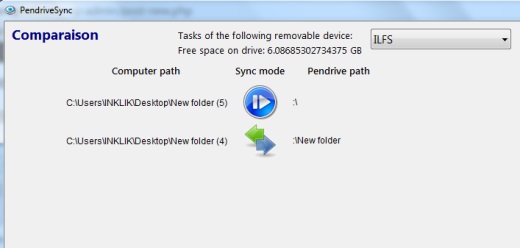PendriveSync- comparison