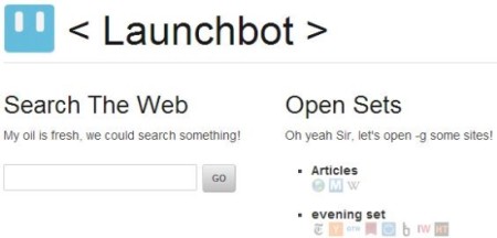 Personalized Home Page - LanchBot
