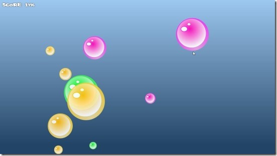Popping Bubbles - gameplay