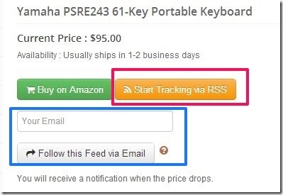 Price Drop You Save-amazon price tracking website-track products