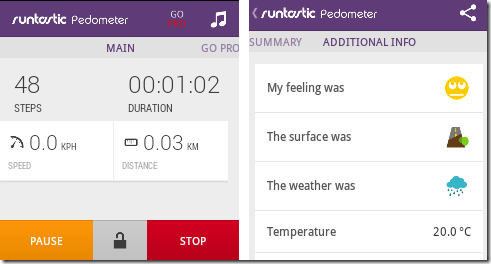 Runtastic Pedometer