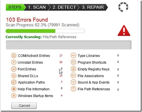 SpeedZooka-free registry cleaner-scan and repair