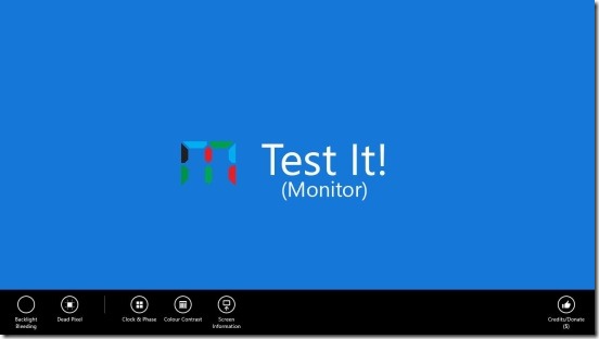 Test It!(Monitor) - main screen and tests