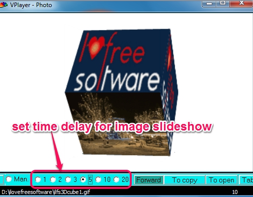 VPlayer- play image slideshow