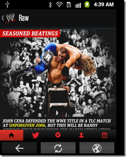 WWE official App