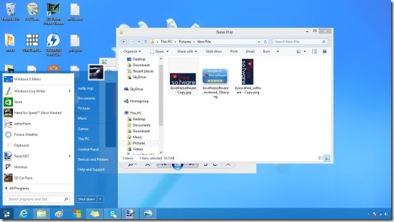Windows 8 Customization - white window boders for Windows 8.1