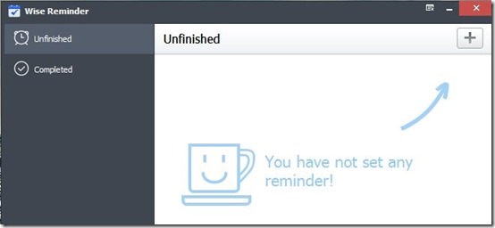 Wise Reminder-task reminder software-interface