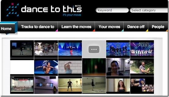 dancetothis--free websites to learn dance-home page