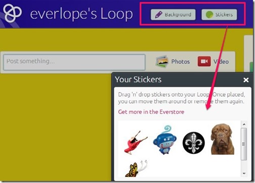 everloop -social network for kids-customize loop