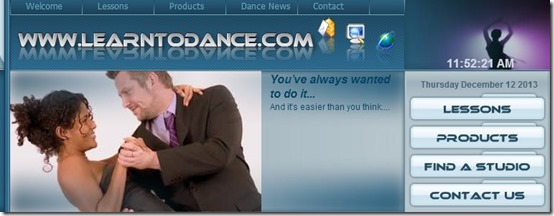 learntodance-free websites to learn dance-home page