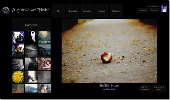 A glance at Flickr - favorites