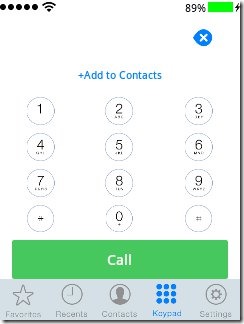 Android dialer app