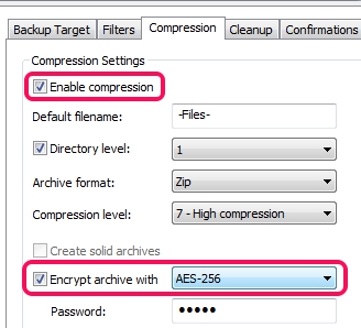 Back4Sure- data compression and encryption