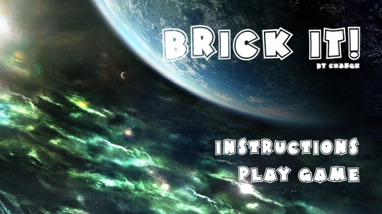 Brick it!- Main Screen
