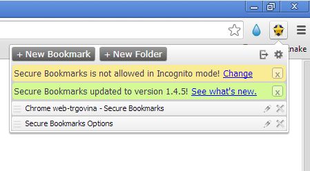 Chrome bookmark extensions secure bookmarks