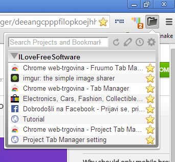 Chrome tab manager extensions project tab manager