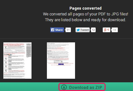 Convert PDF to JPG Online- download extracted images