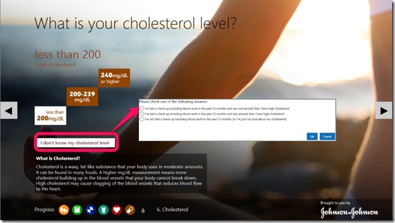 Digital Health Scorecard- Cholestrol