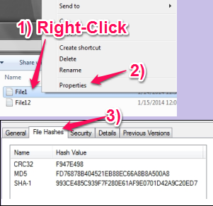 File Checksum Tool For Windows - HashTab - How to use