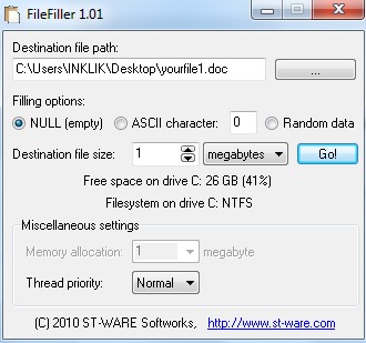 FileFiller- interface