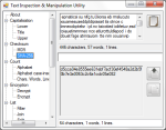 Free Text Manipulation Tool - Text Inspection & Manipulation