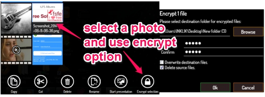 Fylet- encrypt photos