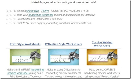 HandWritingWorksheets