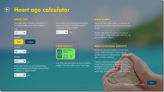 Heart Age - BMI