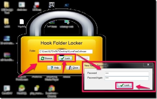 Hook Folder Lock-Lock