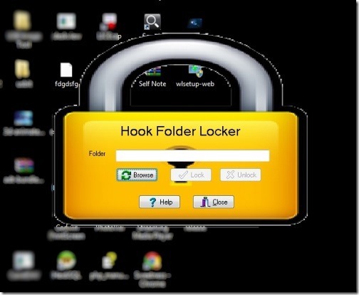 Hook Folder Lock-interface