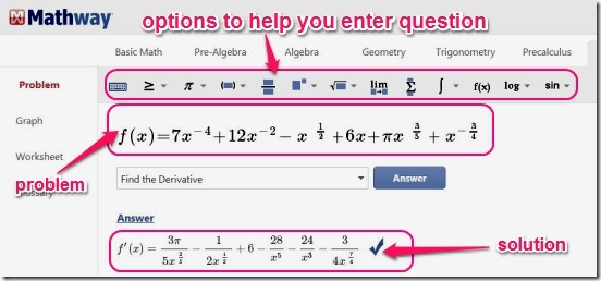 Mathway - problem and solution