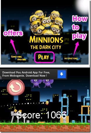 Minions game app