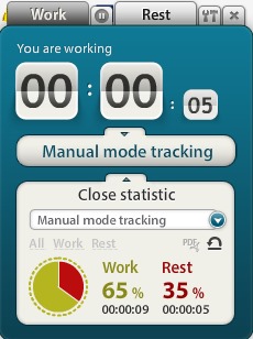 Motivate Clock- manual mode tracking