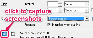 MultiScreenshots- start capturing screenshots