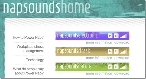 Napsounds-help with sleep-home page