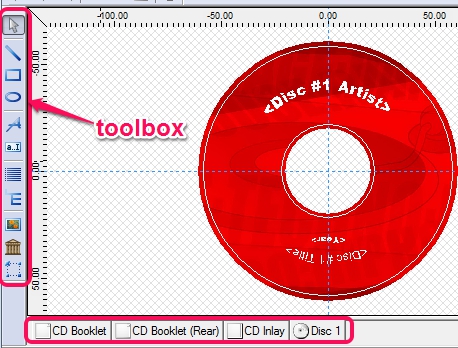 Nero ConverDesigner- toolbox