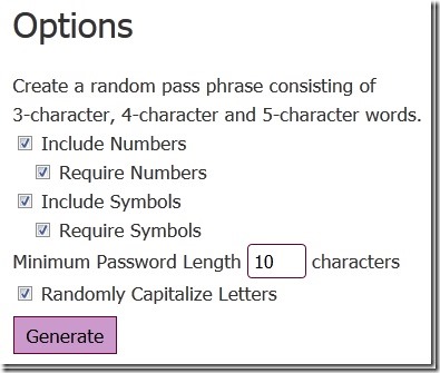 OnlinePasswordGenerator