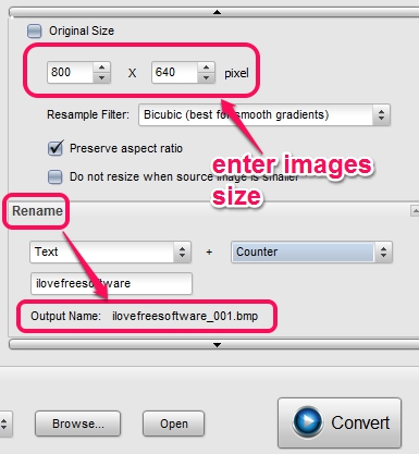 Pearlmountain Image Resizer- resize and rename images
