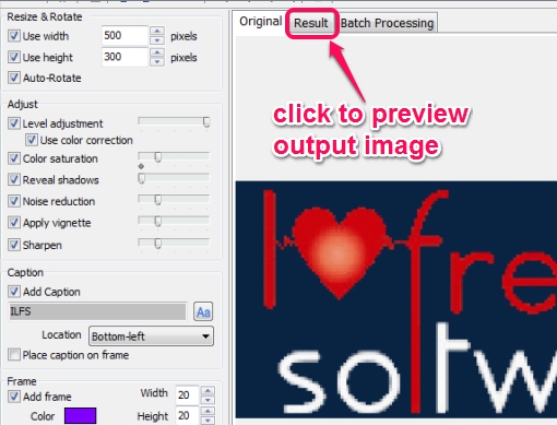 PhotoCleaner Pro- enhance image and preview output