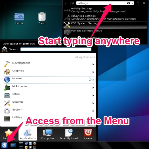 Portable Linux distro - Porteus - Easy Access